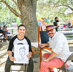 Caricature Artist Company Picnic Specialists │ Company Picnics in Orange County │Irvine Regional Park │ Picnic Games │ Picnic Entertainment │ Activities for Company Picnics │Concessions │ Custom Menus │ We Do it All │ Free Quotes
