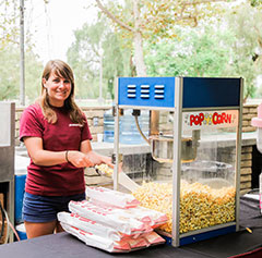 Popcorn Machine - CPS Company Picnic Specialists │ Company Picnics in Orange County │Irvine Regional Park │ Picnic Games │ Picnic Entertainment │ Activities for Company Picnics │Concessions │ Custom Menus │ We Do it All │ Free Quotes